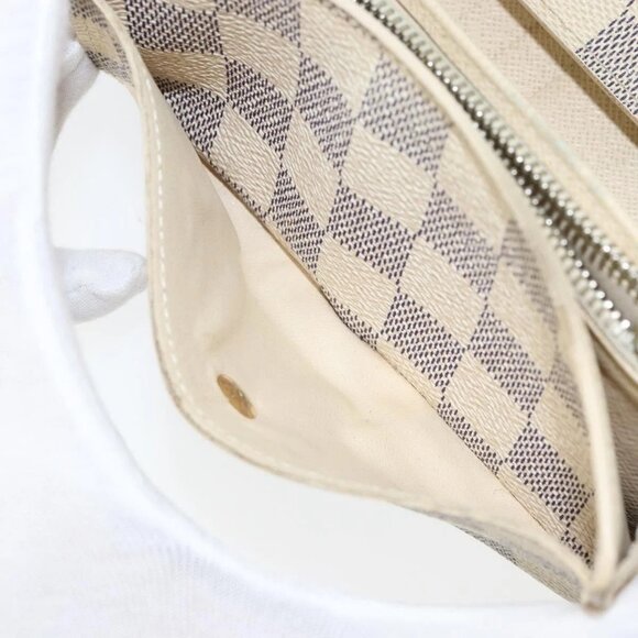 LOUIS VUITTON Damier Azur Portefeuille Alexandra Wallet N63068 LV Auth 155285 - Picture 13 of 16